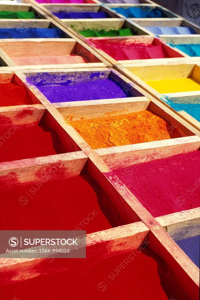 Multi colored tilaka powder