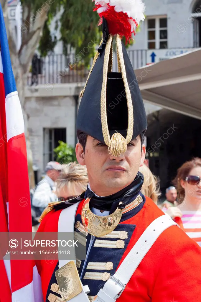 Gibraltar, UK  Saturday 2nd June 2012  Queen´s Coronation Royal Gun Salute  The Diamond Jubilee of Queen Elizabeth II  The international celebration i...