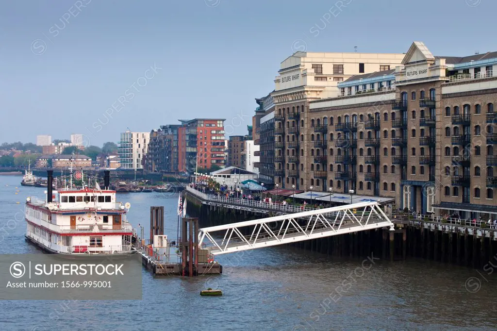 Butler´s Wharf near Tower Bridge, London, England