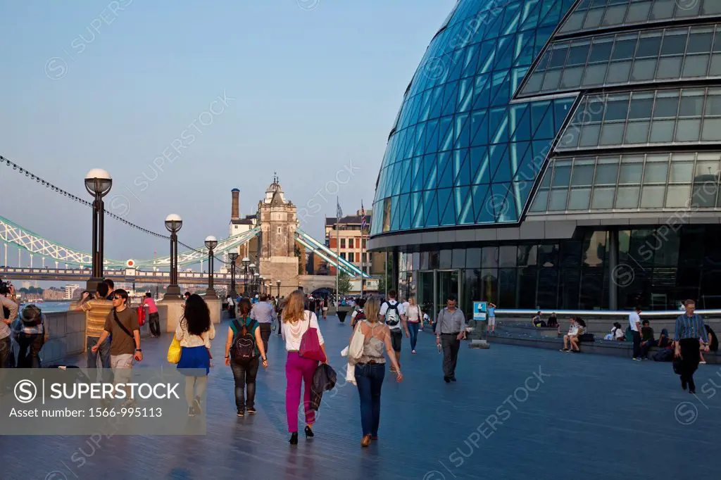 The London Assembly Building and Jubilee Walkway, London, England