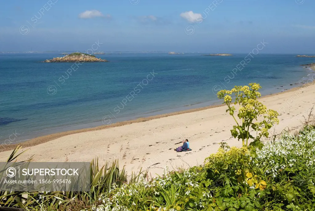 Fisherman´s beach, Herm island, Bailiwick of Guernsey, British Crown dependency, English Channel, Atlantic Ocean, Europe