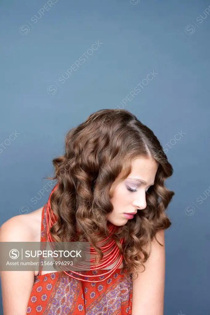 fashion image of young woman