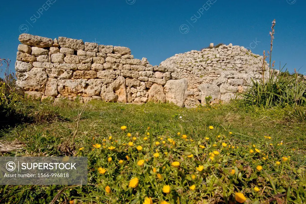 Sanctuary and Talayot , Son Na caçana, X century BC, Alaior, Menorca, Balearic Islands, Spain