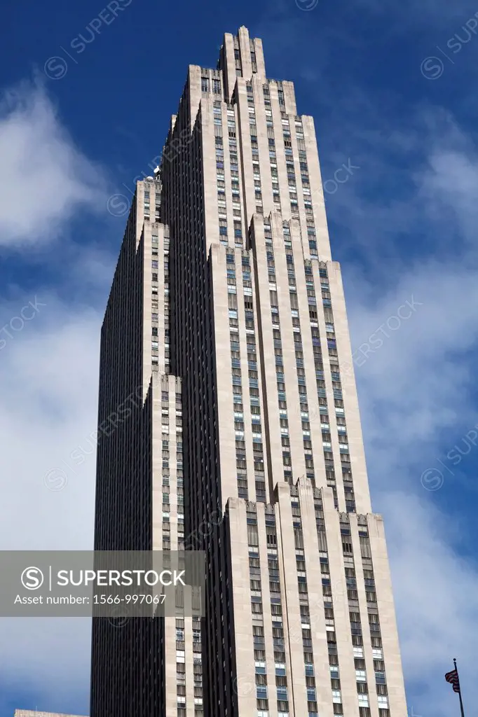 30 Rockefeller Plaza also known as the GE Building, Rockefeller Center in Manhattan, New York City, United States of America