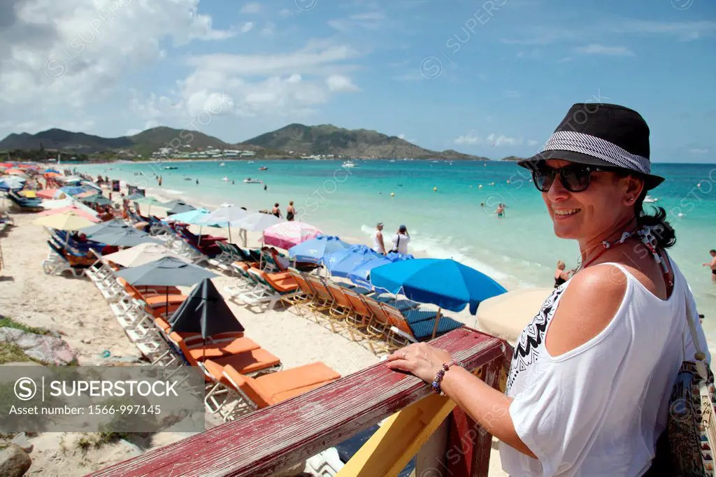 Island of St Maarten in the Caribbean