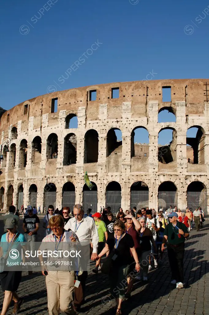the colosseum coliseum amphitheatre wall facade, rome