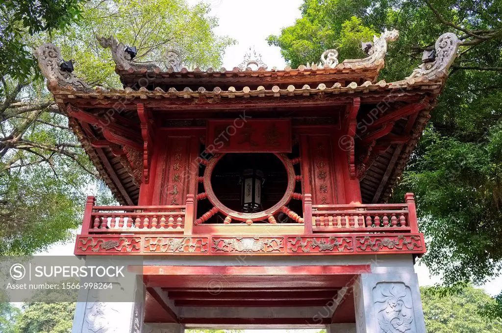Khue Van Cac, pavilion of the Constellation, Van Mieu, Temple of Literature, Hanoi, Vietnam