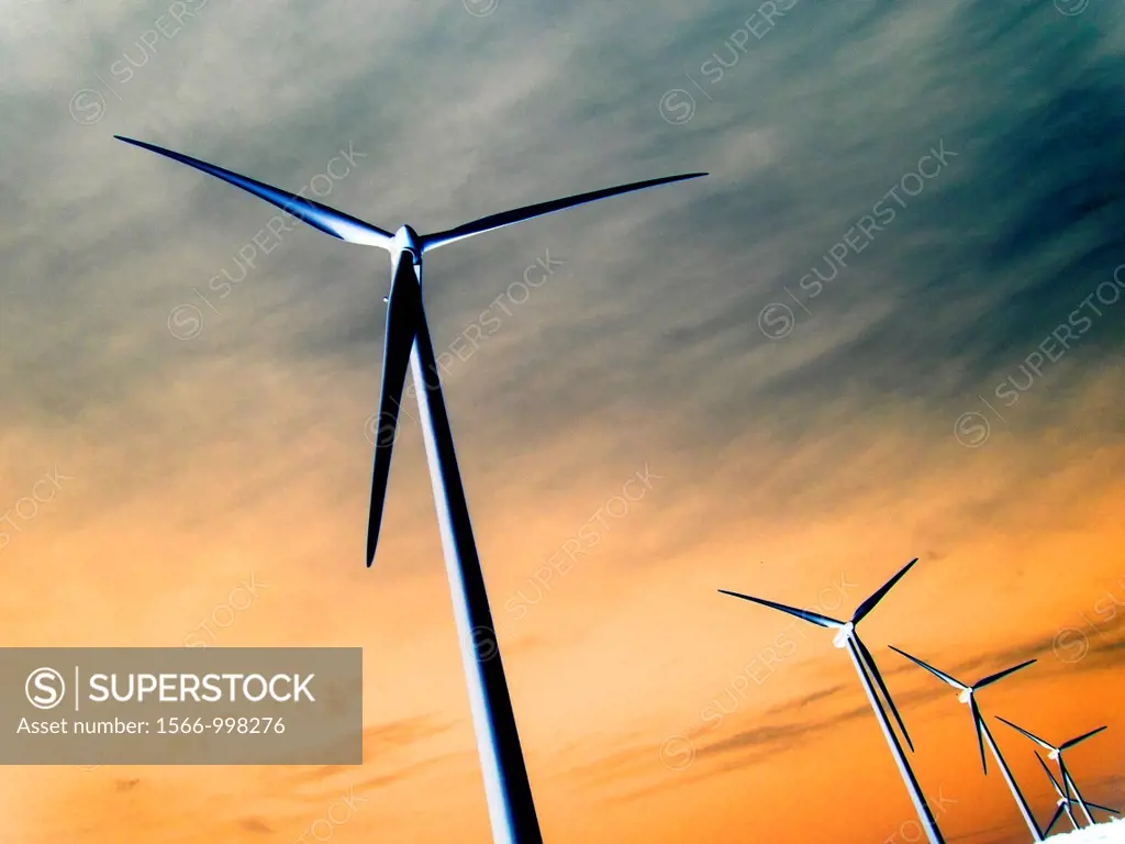 Windfarm, digital composite