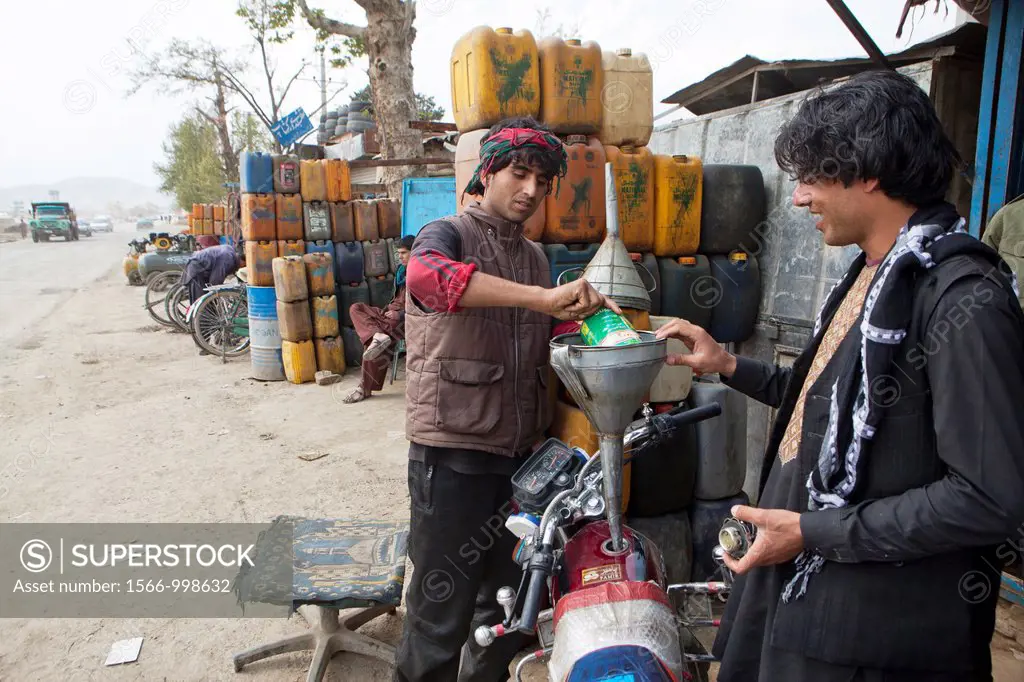 illegal petrol station in kabul
