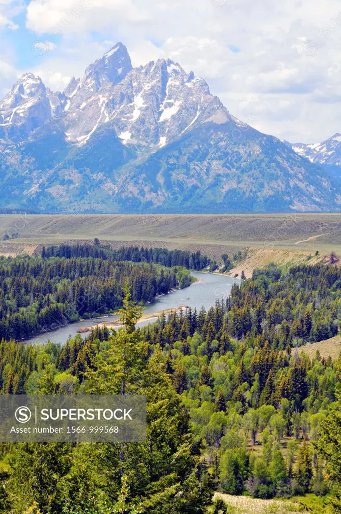 Snake River Grand Teton National Park Wyoming WY United States