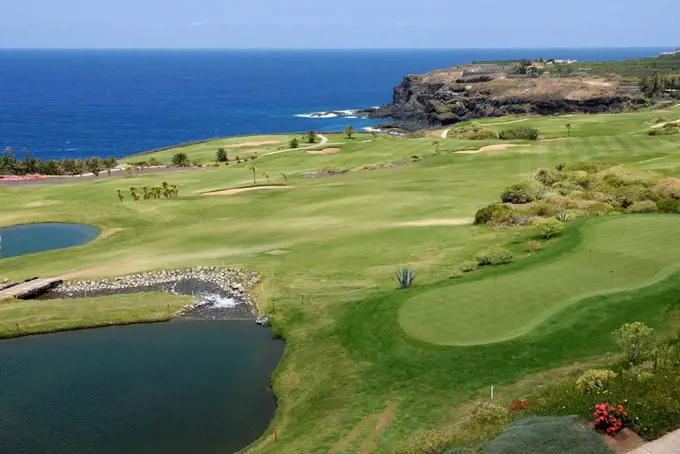 Buenavista golf, Tenerife, Canary Islands, Atlantic Ocean