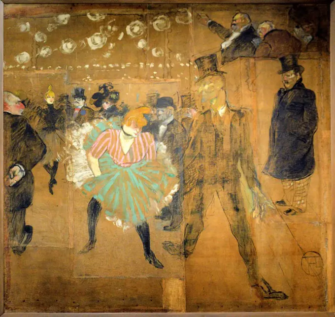 Henri de Toulouse-Lautrec - La Goulue et Valentin le Désossé.