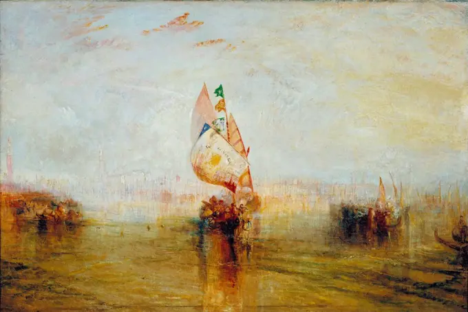 Joseph Mallord William Turner - The Sun of Venice Going to Sea.