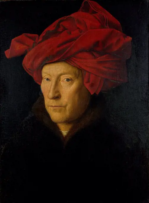 Jan van Eyck. Self-portrait. 1433. National Gallery - London.
