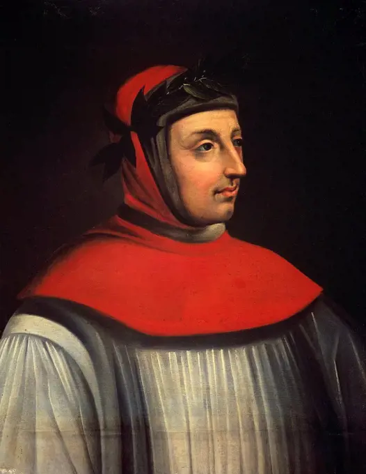 . Portrait of Petrarch.