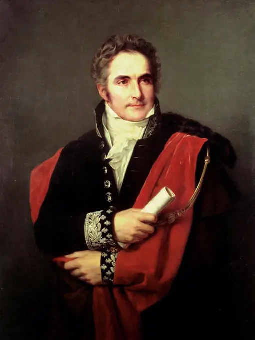 French school - . Portrait of Casimir Périer président of the French Council in 1831 .