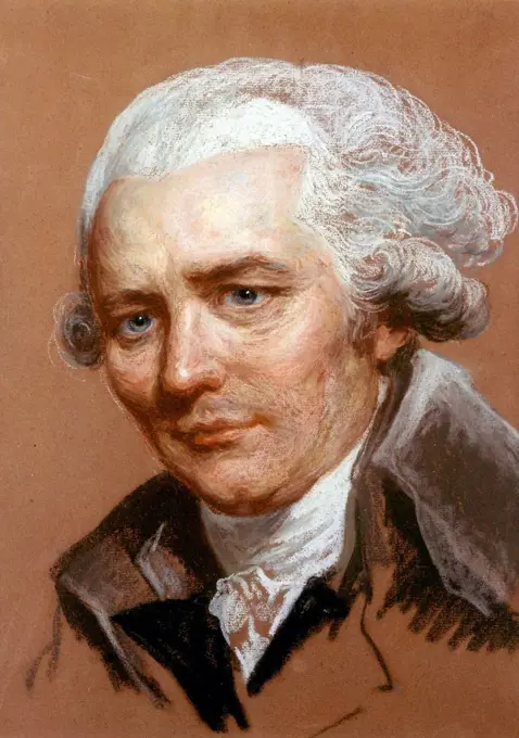 Louis Léopold Boilly - . Portrait of Pierre Choderlos de Laclos - . 18th century.