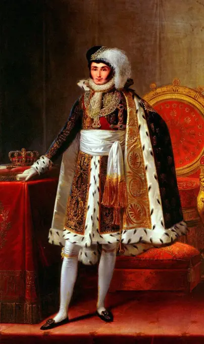 François Gérard - . . Portait of Jérôme Bonaparte king of Westphalia. 19th century.