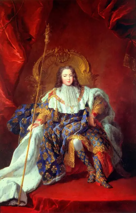 Alexis Simon Belle - . Portrait of Louis XV as a child.