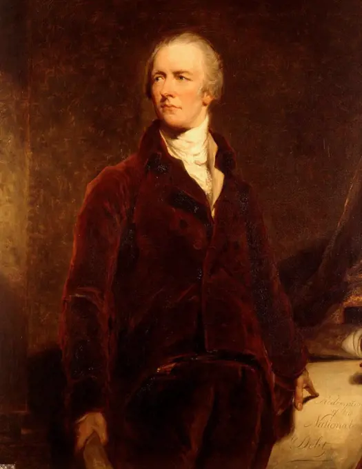 George Healy - . . Portrait of William Pitt . 19th century. .