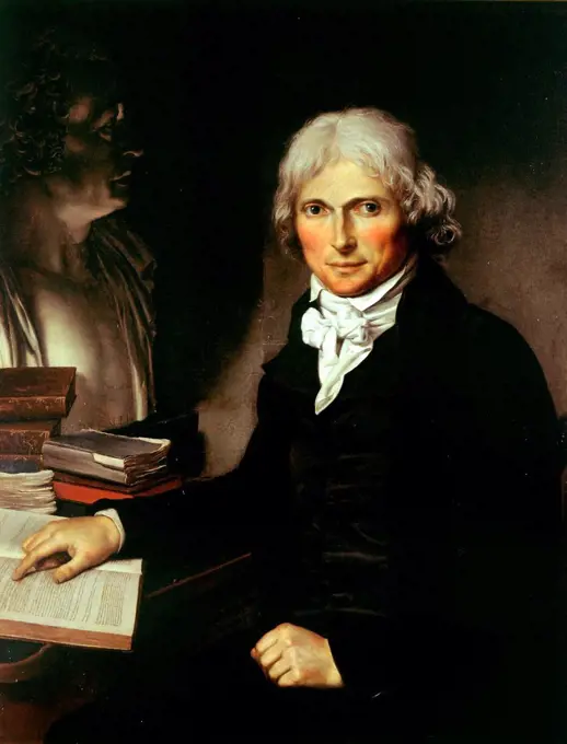Pierre M. Delafontaine -. Portrait of doctor Bichat . 1799.