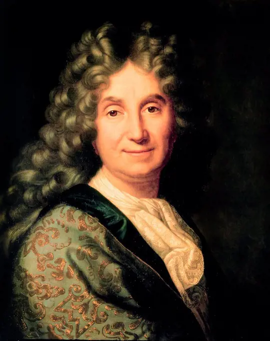 . Portrait of Nicolas Boileau . 17th century.
