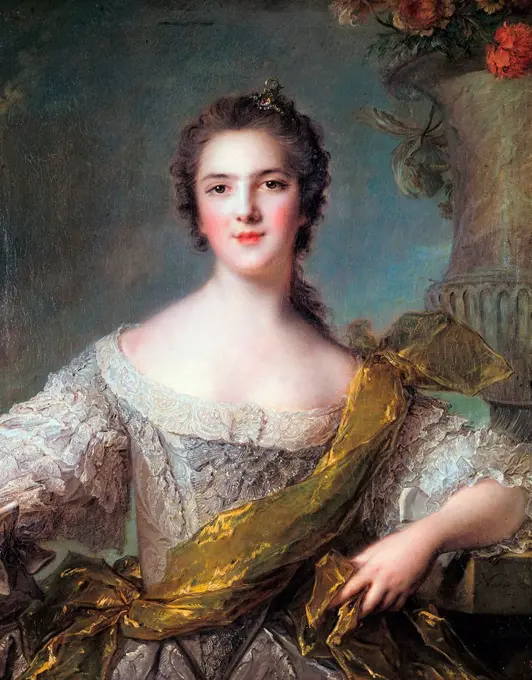 Nattier Jean Marc - Portrait of Madame Victoire de France (1733 - 1799) Daughter of Louis XV.
