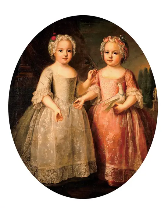 Gobert Pierre - Portraits of Louise Elisabeth of France.