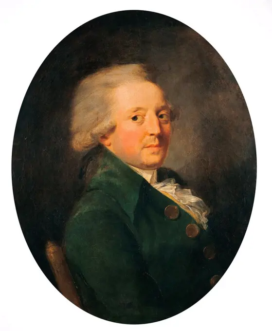 Portrait of Marie Jean Antoine Nicolas de Caritat Marquis de Condorcet.