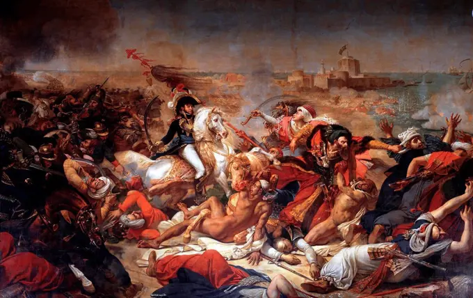 Antoine Jean Gros - . Battle of Aboukir (25 July 1799).
