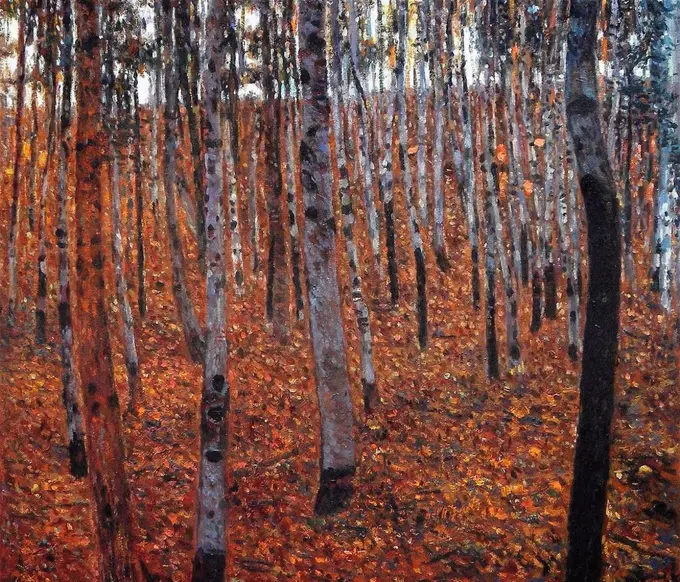 Gustav Klimt Beech Forest I -.