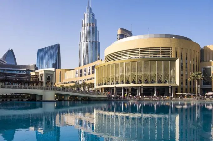 Exterior of the Dubai Mall, Dubai.