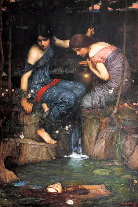 Waterhouse John William - Nymphs Finding the Head of Orpheus 3 1.