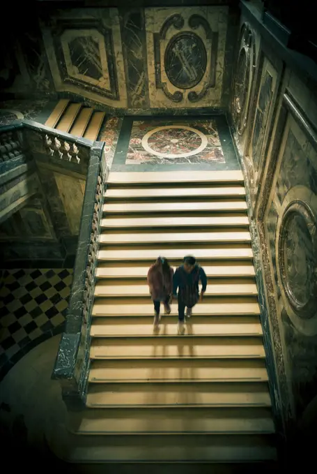 Staircase in Versailles palace.