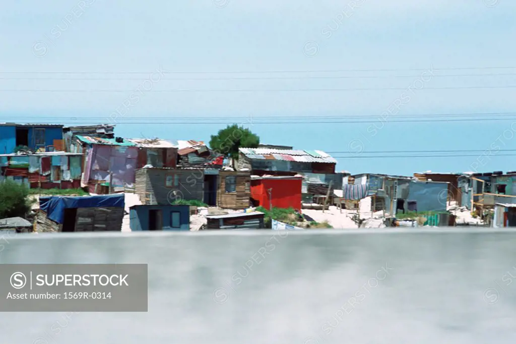 South Africa, Western Cape, shanty town