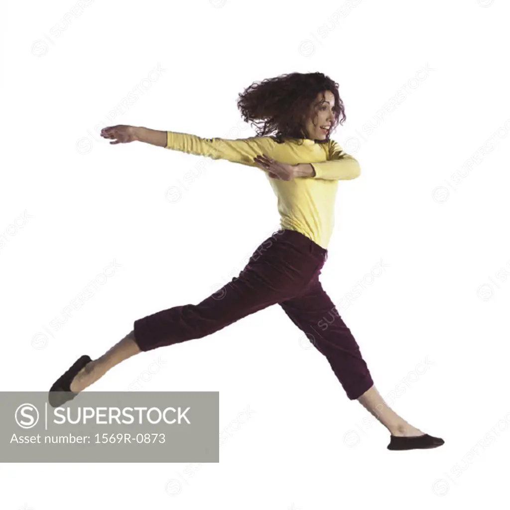 Woman jumping