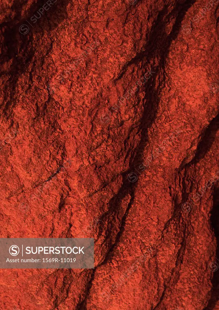 Red-toned rock, close-up