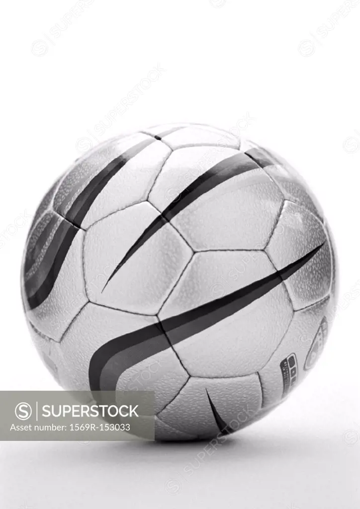 Soccer ball, b&w