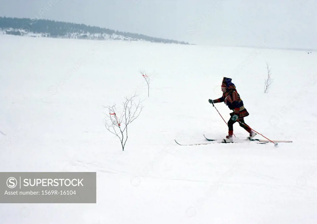 Finland, Saami cross-country skiing