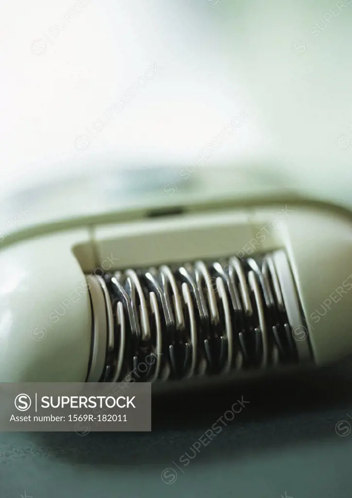Electric shaver, close-up