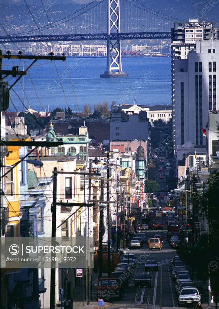 California, San Francisco, street and port
