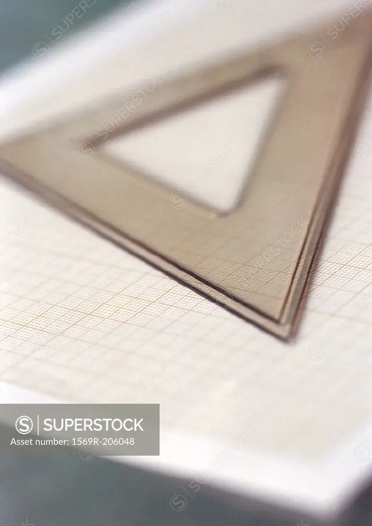 Triangle on notebook