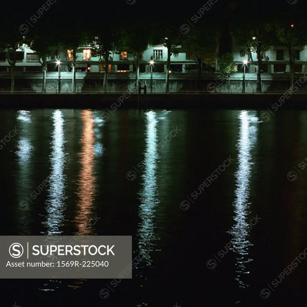 River bank at night