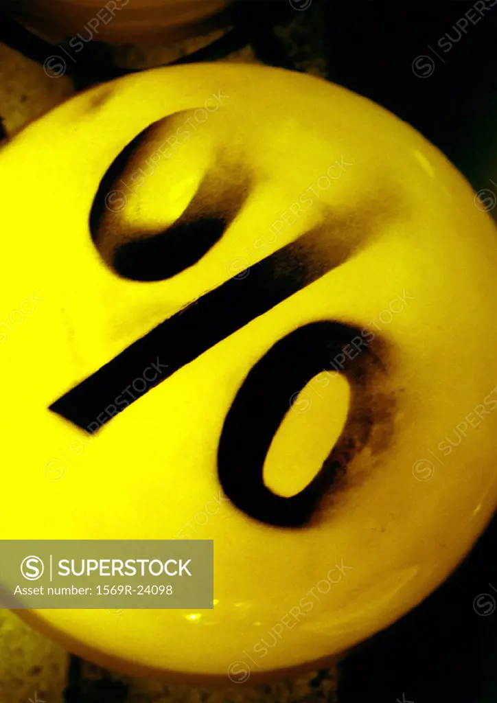 ´´ text in black on yellow ball