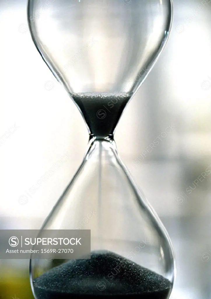 Hourglass, close-up