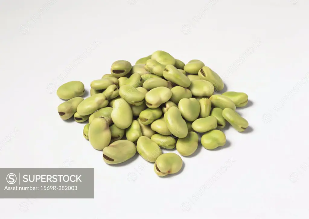 Pile of dried broad beans