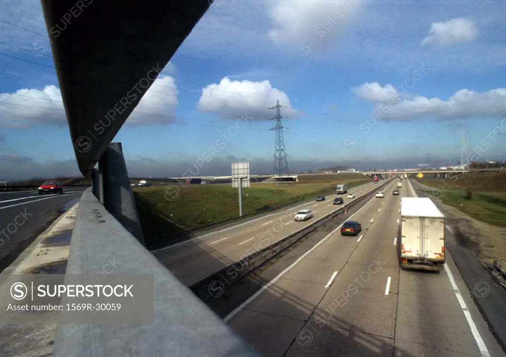 Freeway, view from overpass
