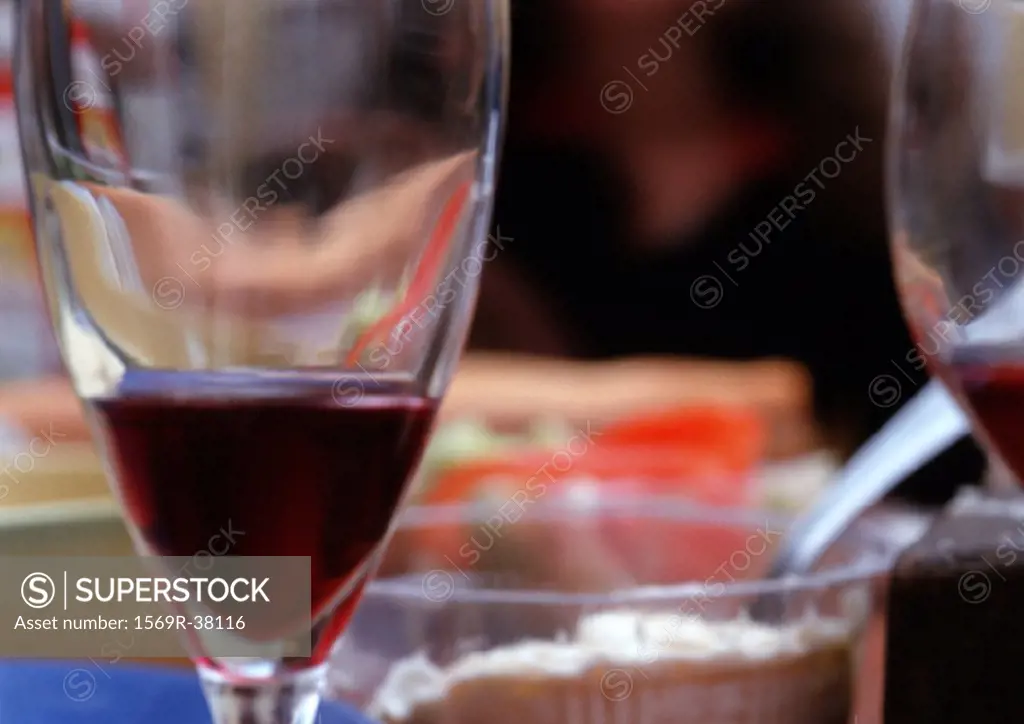 Glass of wine, close-up
