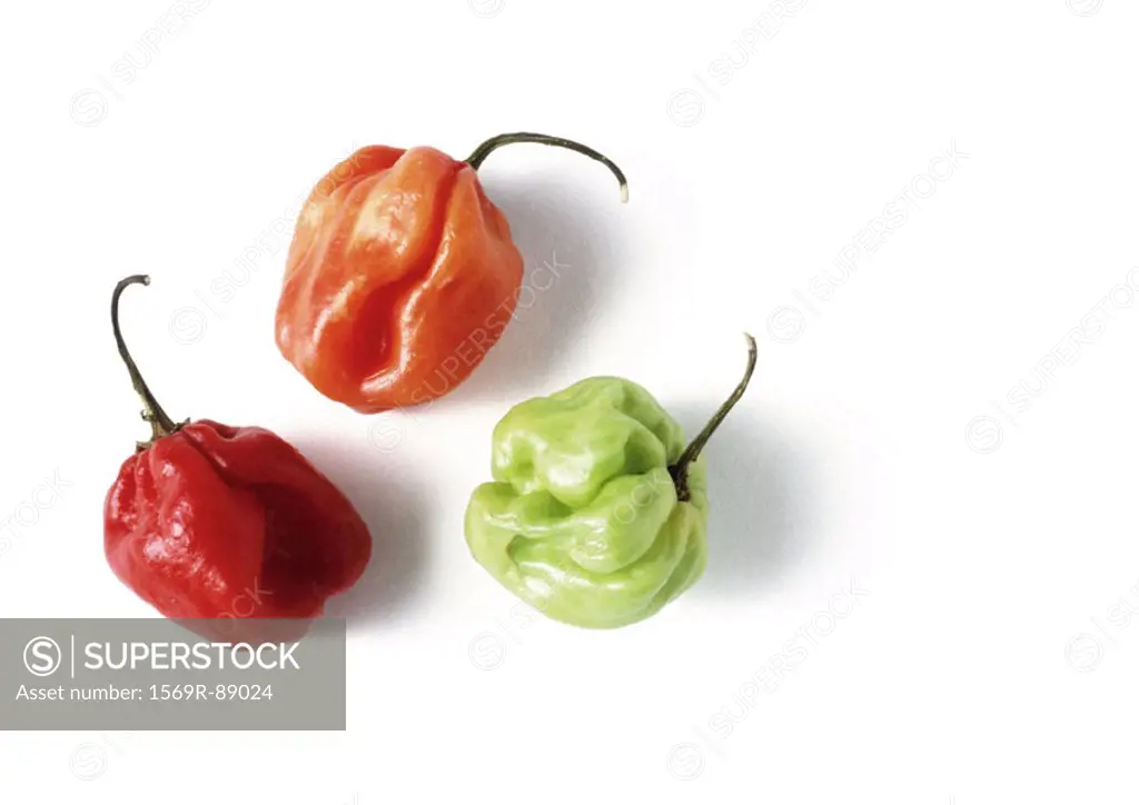 Assortment of hot peppers