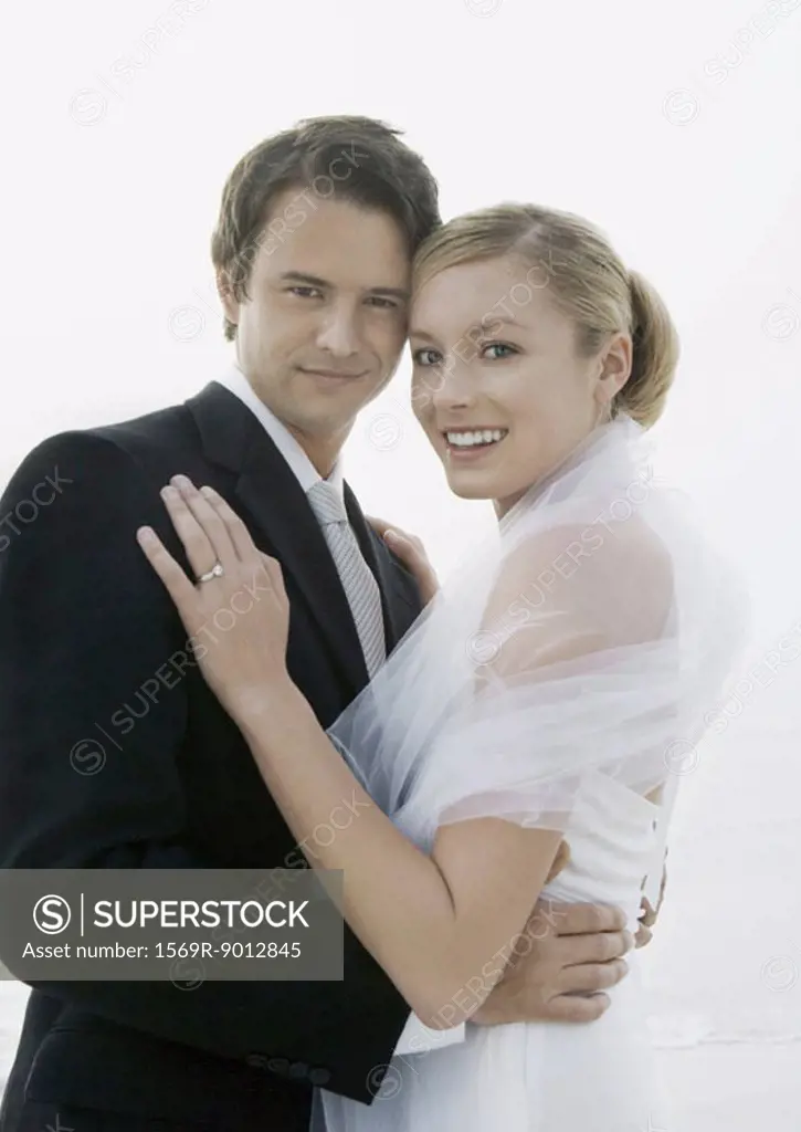 Bride and groom, portrait
